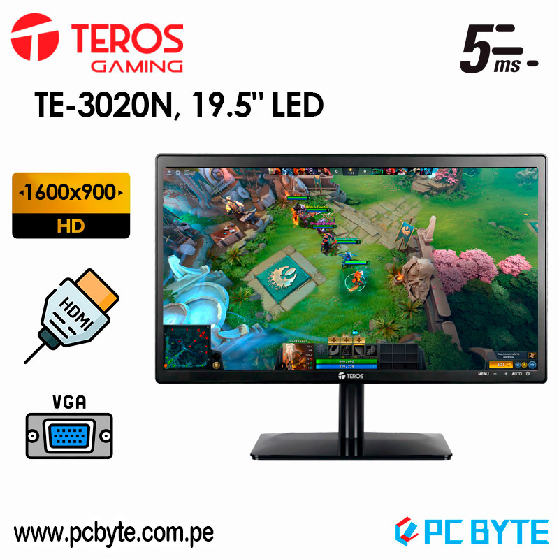 Monitor Teros TE-3178N 27 Pulgadas QHD 2K 2560 x 1440 HDMI