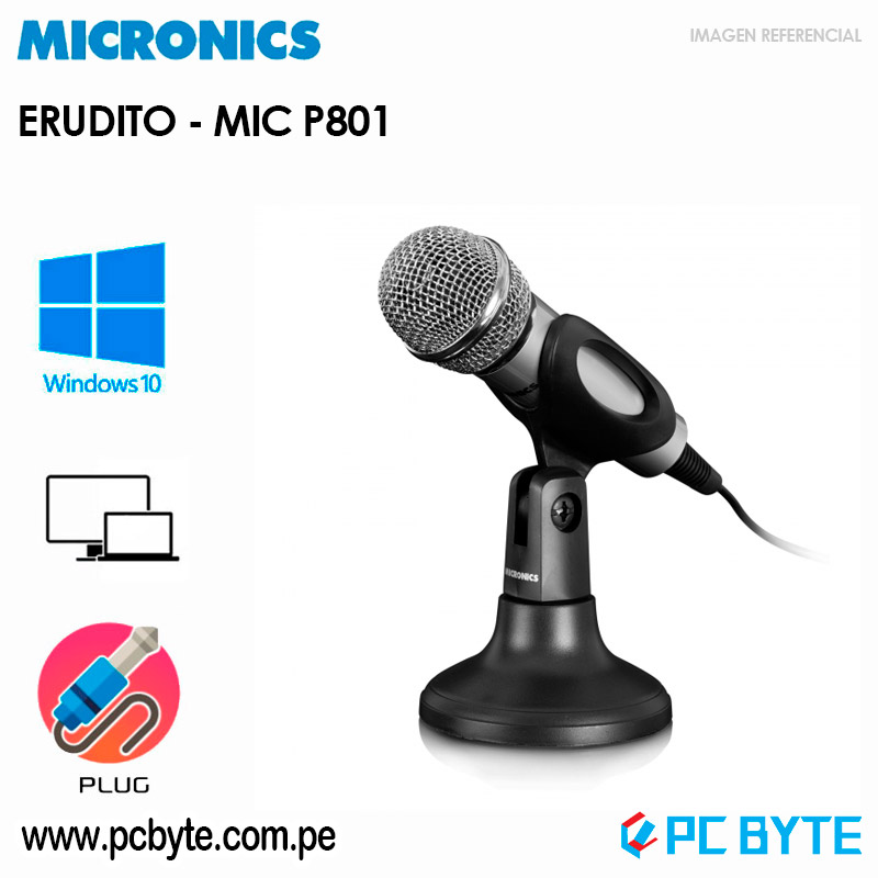 Auricular Micronics con micrófono USB H700s Plateado