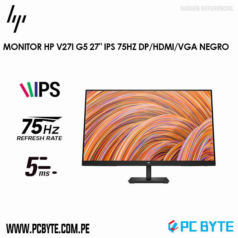 Monitor HP V27I FHD 27 IPS 1920X1080 HDMI VGA - Inicio