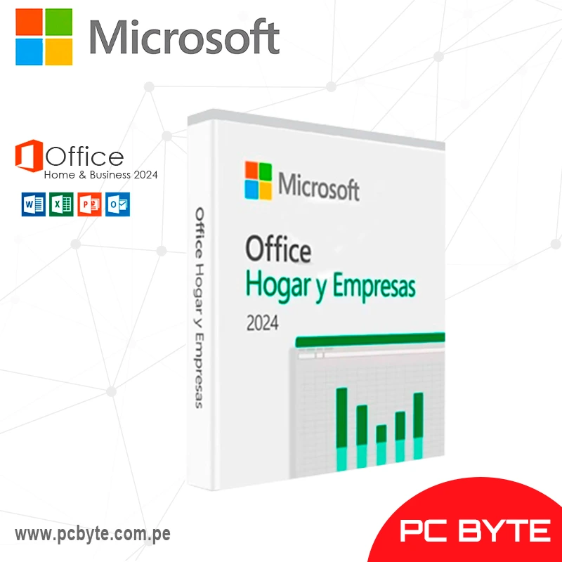 LICENCIA MICROSOFT OFFICE HOGAR Y EMPRESAS 2024 1PC ESPAÑOL