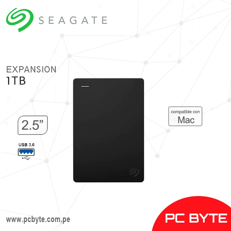 DISCO DURO EXTERNO SEAGATE PORTABLE DRIVE DE 1 TB STGX1000400