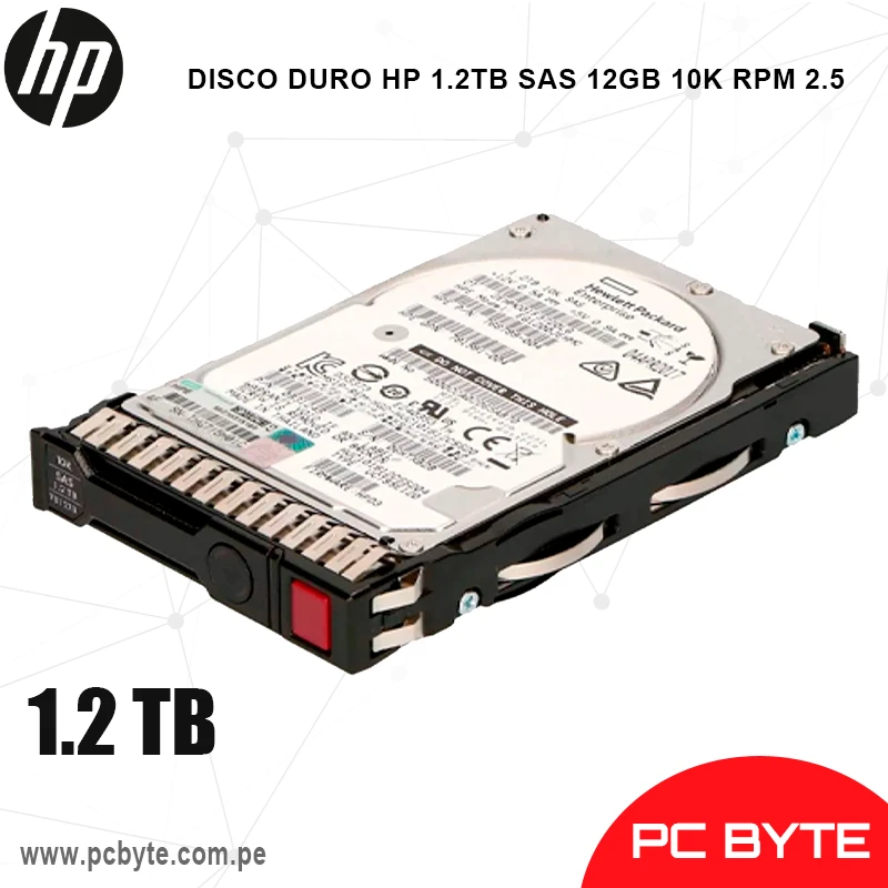 DISCO DURO HP 1.2TB SAS 12GB 10K RPM 2.5