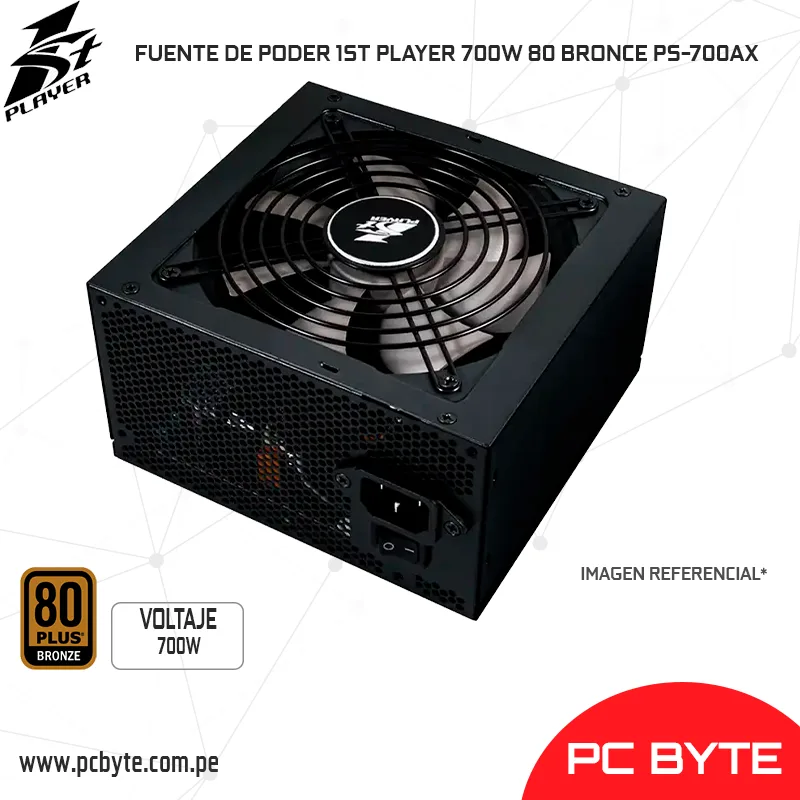 FUENTE DE PODER 1ST PLAYER 700W 80 BRONCE PS-700AX