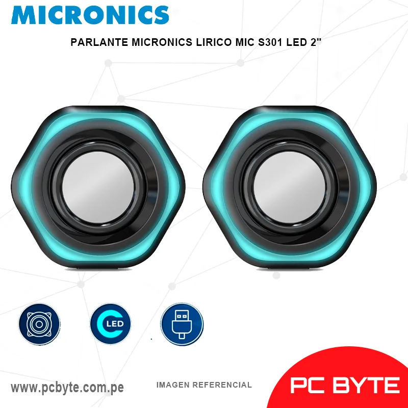 PARLANTE MICRONICS LIRICO MIC S301 LED 2